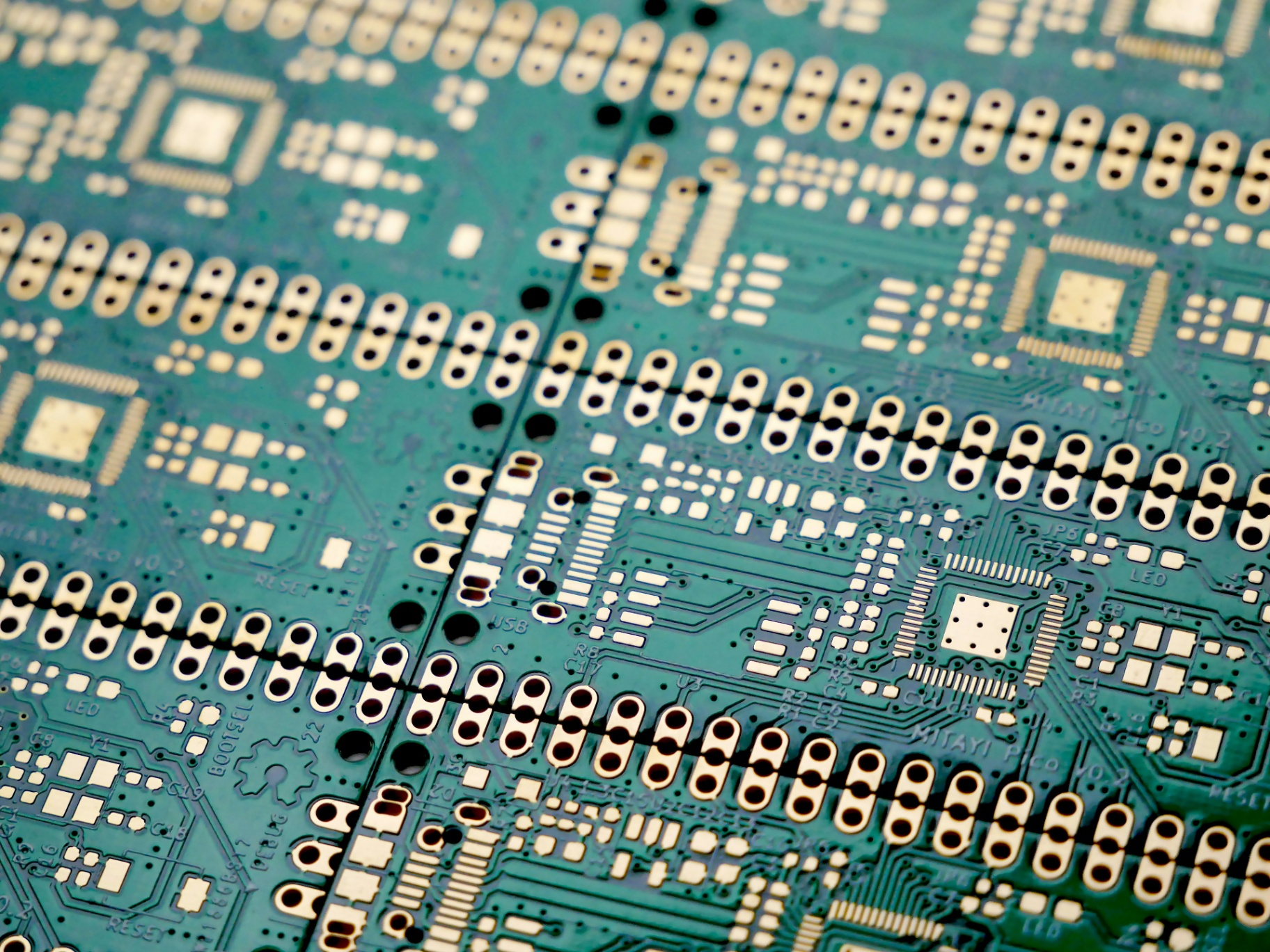 Bare PCB ready for assembly
